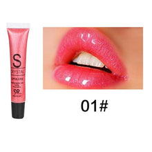 Load image into Gallery viewer, Moisturizing Plumping Lip Gloss Waterproof Glitter Liquid Lipstick Long Lasting Makeup Lip gloss Plump Volume Shiny Mineral Oil