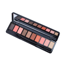 Load image into Gallery viewer, 10 Colors Geometric Eyeshadow Palette Matte Glitter Mermaid Makeup Pallete Diamond Shimmer Eye Shadow Women Cosmetics TSLM1