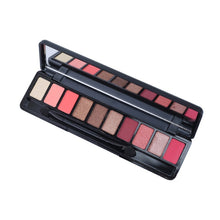 Load image into Gallery viewer, 10 Colors Geometric Eyeshadow Palette Matte Glitter Mermaid Makeup Pallete Diamond Shimmer Eye Shadow Women Cosmetics TSLM1