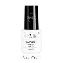 Load image into Gallery viewer, ROSALIND Gel Nail Polish Semi Permanent Nail Art Base And Top Coat Hybrid Varnishes All For Manicure Gel Lacquer Polish Primer