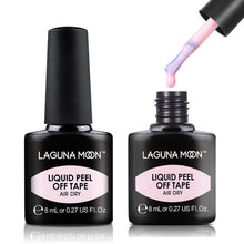 Load image into Gallery viewer, Lagunamoon 8ML Nail Latex Pink Peel Off Tape Liquid Glue Gellak Lucky Lacquer Protect Nails Polish Block Nail Varnish