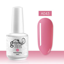 Load image into Gallery viewer, ROHWXY 15ml Uv Gel Nail Polish Top Uv Led Gel Nail Art Varnish Hybrid Soak Off Gel Lacquer Lucky Nail Paint Gel Polish Gellak