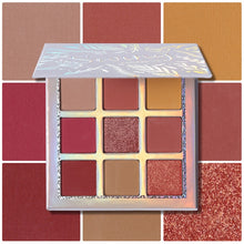 Load image into Gallery viewer, Party Queen New 9 Artist Shadow Palette Shimmer Matte Pigment Earth Color Eye Shadow Kit Nude Makeup Smooth Glitter Eyeshadow