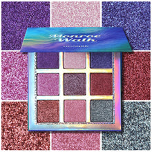 Load image into Gallery viewer, Party Queen New 9 Artist Shadow Palette Shimmer Matte Pigment Earth Color Eye Shadow Kit Nude Makeup Smooth Glitter Eyeshadow