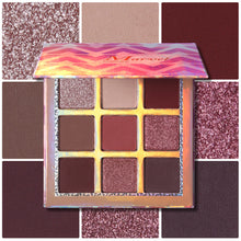 Load image into Gallery viewer, Party Queen New 9 Artist Shadow Palette Shimmer Matte Pigment Earth Color Eye Shadow Kit Nude Makeup Smooth Glitter Eyeshadow