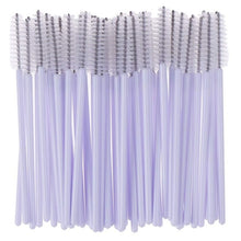 Load image into Gallery viewer, 50Pcs Eyelash Brushes Makeup Brushes Disposable Mascara Wands Applicator Spoolers Eye Lashes Cosmetic Brush Makeup Tools