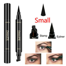 Load image into Gallery viewer, 1 Pc Brand New Double Head Liquid Eye Liner Black Seal Pen Stamp Eyeliner Pencil Waterproof Lasting Cat Eyes Makeup Tool TSLM2
