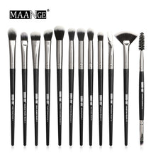 Load image into Gallery viewer, 12 Pcs/lot Makeup Brushes Set Eye Shadow Brushes Blending Eyeliner Eyelash Eyebrow Brushes for Makeup Brochas Maquillaje