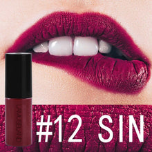 Load image into Gallery viewer, 12 Colors Nude Lip Gloss Waterproof Velvet Red Lips Tint Long-Lasting Matte Liquid Lipgloss Blusher Moisturizing Makeup TSLM1
