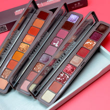 Load image into Gallery viewer, Novo Brand 9 Colors Glitter Galaxy Eye Shadow Palette Pigment Shimmer Matte Eyeshadow Makeup Flash Shine Diamond Shadow Kit