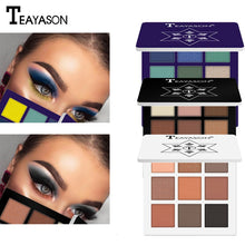 Load image into Gallery viewer, 9 Color Glitter Eyeshadow Makeup Pallete Matte Eye shadow Palette Shimmer Shine Diamond Eyeshadow Powder Pigment Cosmetics TSLM1