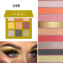 Load image into Gallery viewer, 9 Color Glitter Eyeshadow Makeup Pallete Matte Eye shadow Palette Shimmer Shine Diamond Eyeshadow Powder Pigment Cosmetics TSLM1