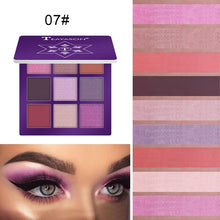 Load image into Gallery viewer, 9 Color Glitter Eyeshadow Makeup Pallete Matte Eye shadow Palette Shimmer Shine Diamond Eyeshadow Powder Pigment Cosmetics TSLM1
