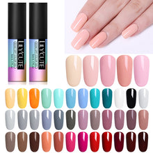 Load image into Gallery viewer, LILYCUTE Series Nail Polish 5ml Purple Red Black Gray Soak Off UV Gel Polish Glue Lacquer Manicure Nail Art Varnish Tool