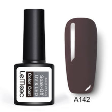 Load image into Gallery viewer, LEMOOC 8ml Color Nail Gel Polish 50 Colors Soak Off LED UV Gel Pumpkin Color Nail Varnish Long Lasting Nail Art Lacquer