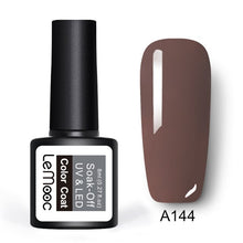Load image into Gallery viewer, LEMOOC 8ml Color Nail Gel Polish 50 Colors Soak Off LED UV Gel Pumpkin Color Nail Varnish Long Lasting Nail Art Lacquer