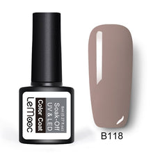 Load image into Gallery viewer, LEMOOC 8ml Color Nail Gel Polish 50 Colors Soak Off LED UV Gel Pumpkin Color Nail Varnish Long Lasting Nail Art Lacquer