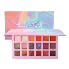 Load image into Gallery viewer, Matte Pearlescent Radiant Glitter Eye Shadow Palette 18 Colors Shimmer Pigment Eye Shadow Easy to Wear Makeup Eyeshadow TSLM2