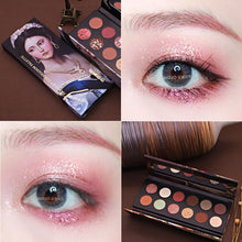 Load image into Gallery viewer, HOJO 12 Color Aristocratic Painting Eyeshadow Palette Shimmer Matte Pigmented Eye Shadow Powder Makeup Glitter Crystal Eyeshadow