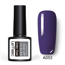 Load image into Gallery viewer, LEMOOC 8ml Color Nail Gel Polish 50 Colors Soak Off LED UV Gel Pumpkin Color Nail Varnish Long Lasting Nail Art Lacquer