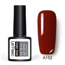 Load image into Gallery viewer, LEMOOC 8ml Color Nail Gel Polish 50 Colors Soak Off LED UV Gel Pumpkin Color Nail Varnish Long Lasting Nail Art Lacquer