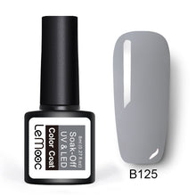 Load image into Gallery viewer, LEMOOC 8ml Color Nail Gel Polish 50 Colors Soak Off LED UV Gel Pumpkin Color Nail Varnish Long Lasting Nail Art Lacquer