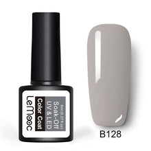 Load image into Gallery viewer, LEMOOC 8ml Color Nail Gel Polish 50 Colors Soak Off LED UV Gel Pumpkin Color Nail Varnish Long Lasting Nail Art Lacquer