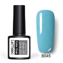 Load image into Gallery viewer, LEMOOC 8ml Color Nail Gel Polish 50 Colors Soak Off LED UV Gel Pumpkin Color Nail Varnish Long Lasting Nail Art Lacquer