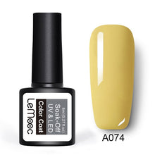 Load image into Gallery viewer, LEMOOC 8ml Color Nail Gel Polish 50 Colors Soak Off LED UV Gel Pumpkin Color Nail Varnish Long Lasting Nail Art Lacquer