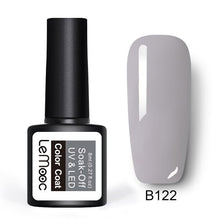 Load image into Gallery viewer, LEMOOC 8ml Color Nail Gel Polish 50 Colors Soak Off LED UV Gel Pumpkin Color Nail Varnish Long Lasting Nail Art Lacquer