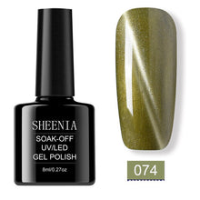 Load image into Gallery viewer, Nail Art 3D Chameleon Cat Eyes UV Gel Polish Soak Off Magnetic Nail Varnish Semi Permanent Led UV Gel Varnishes Manicure Lacquer