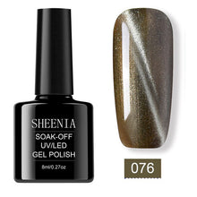 Load image into Gallery viewer, Nail Art 3D Chameleon Cat Eyes UV Gel Polish Soak Off Magnetic Nail Varnish Semi Permanent Led UV Gel Varnishes Manicure Lacquer