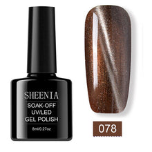 Load image into Gallery viewer, Nail Art 3D Chameleon Cat Eyes UV Gel Polish Soak Off Magnetic Nail Varnish Semi Permanent Led UV Gel Varnishes Manicure Lacquer