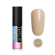 Load image into Gallery viewer, LILYCUTE Nail Art Gel 5ML Pure Nail Color UV LED Gel Nail Polish Long-lasting Macaron Soak off Varnish Gel Lacquer Nail Art DIY