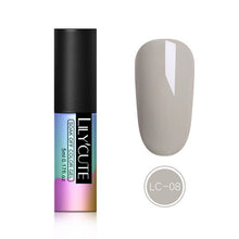 Load image into Gallery viewer, LILYCUTE Nail Art Gel 5ML Pure Nail Color UV LED Gel Nail Polish Long-lasting Macaron Soak off Varnish Gel Lacquer Nail Art DIY