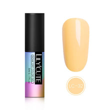 Load image into Gallery viewer, LILYCUTE Nail Art Gel 5ML Pure Nail Color UV LED Gel Nail Polish Long-lasting Macaron Soak off Varnish Gel Lacquer Nail Art DIY