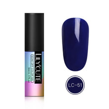 Load image into Gallery viewer, LILYCUTE Nail Art Gel 5ML Pure Nail Color UV LED Gel Nail Polish Long-lasting Macaron Soak off Varnish Gel Lacquer Nail Art DIY