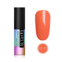 Load image into Gallery viewer, LILYCUTE Nail Art Gel 5ML Pure Nail Color UV LED Gel Nail Polish Long-lasting Macaron Soak off Varnish Gel Lacquer Nail Art DIY