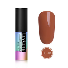 Load image into Gallery viewer, LILYCUTE Nail Art Gel 5ML Pure Nail Color UV LED Gel Nail Polish Long-lasting Macaron Soak off Varnish Gel Lacquer Nail Art DIY