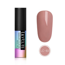 Load image into Gallery viewer, LILYCUTE Nail Art Gel 5ML Pure Nail Color UV LED Gel Nail Polish Long-lasting Macaron Soak off Varnish Gel Lacquer Nail Art DIY