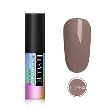 Load image into Gallery viewer, LILYCUTE Nail Art Gel 5ML Pure Nail Color UV LED Gel Nail Polish Long-lasting Macaron Soak off Varnish Gel Lacquer Nail Art DIY