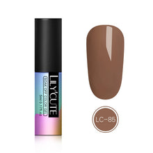 Load image into Gallery viewer, LILYCUTE Nail Art Gel 5ML Pure Nail Color UV LED Gel Nail Polish Long-lasting Macaron Soak off Varnish Gel Lacquer Nail Art DIY
