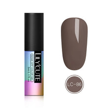 Load image into Gallery viewer, LILYCUTE Nail Art Gel 5ML Pure Nail Color UV LED Gel Nail Polish Long-lasting Macaron Soak off Varnish Gel Lacquer Nail Art DIY