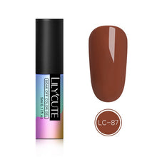 Load image into Gallery viewer, LILYCUTE Nail Art Gel 5ML Pure Nail Color UV LED Gel Nail Polish Long-lasting Macaron Soak off Varnish Gel Lacquer Nail Art DIY
