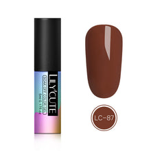 Load image into Gallery viewer, LILYCUTE Nail Art Gel 5ML Pure Nail Color UV LED Gel Nail Polish Long-lasting Macaron Soak off Varnish Gel Lacquer Nail Art DIY