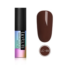 Load image into Gallery viewer, LILYCUTE Nail Art Gel 5ML Pure Nail Color UV LED Gel Nail Polish Long-lasting Macaron Soak off Varnish Gel Lacquer Nail Art DIY