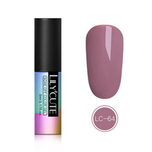 Load image into Gallery viewer, LILYCUTE Nail Art Gel 5ML Pure Nail Color UV LED Gel Nail Polish Long-lasting Macaron Soak off Varnish Gel Lacquer Nail Art DIY