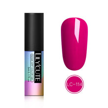 Load image into Gallery viewer, LILYCUTE Nail Art Gel 5ML Pure Nail Color UV LED Gel Nail Polish Long-lasting Macaron Soak off Varnish Gel Lacquer Nail Art DIY