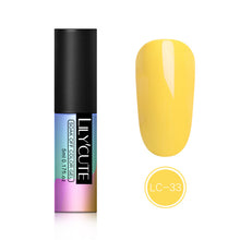 Load image into Gallery viewer, LILYCUTE Nail Art Gel 5ML Pure Nail Color UV LED Gel Nail Polish Long-lasting Macaron Soak off Varnish Gel Lacquer Nail Art DIY