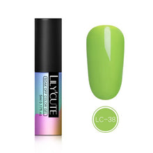 Load image into Gallery viewer, LILYCUTE Nail Art Gel 5ML Pure Nail Color UV LED Gel Nail Polish Long-lasting Macaron Soak off Varnish Gel Lacquer Nail Art DIY